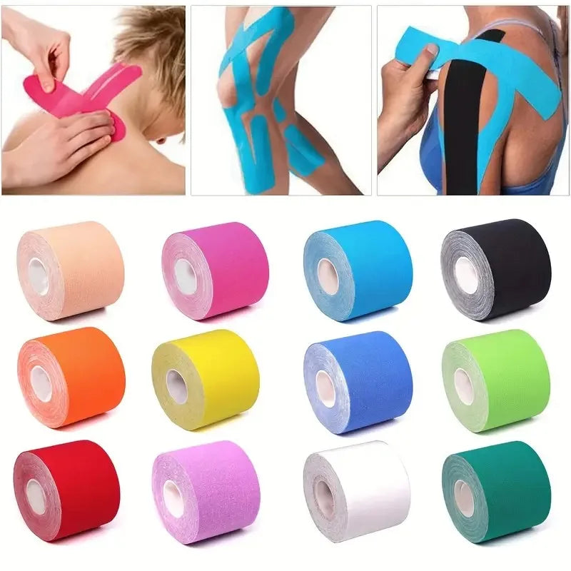 1 Roll Elastic Kinesiology Tape Sports Muscle Tape Bandage Care