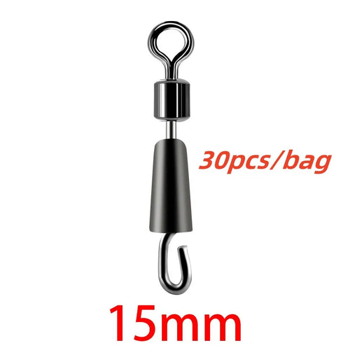 30/50PCSFishing Bearing Swivels Ball Bearing Swivel Solid Rings
