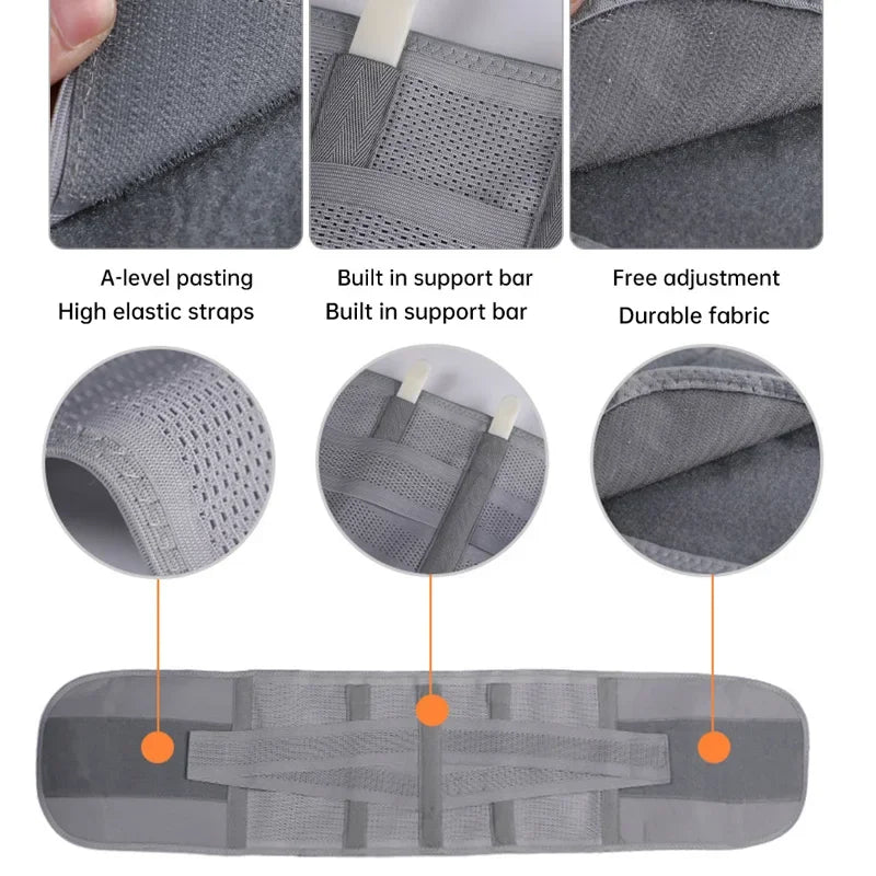 2024 Adjustable Back Braces Waist Belt Men Women Work Lower Back Pain