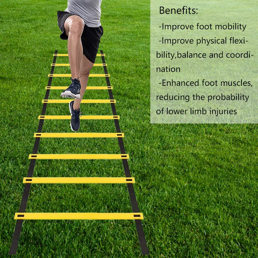 Agility Ladder Removable For Speed Training and Sports Flexibility