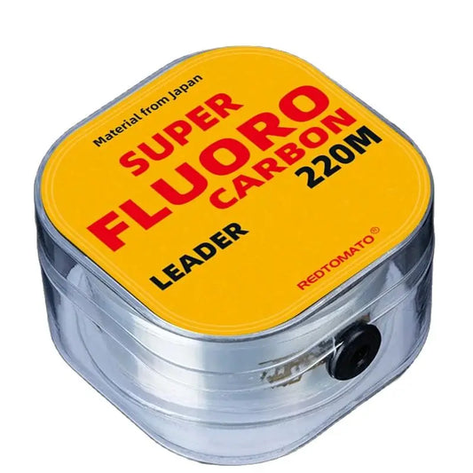 REDTOMATO Fishing Line Fluorocarbon Coated 220M Clear Carbon Fiber