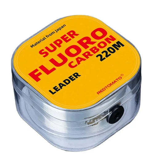 REDTOMATO Fishing Line Fluorocarbon Coated 220M Clear Carbon Fiber