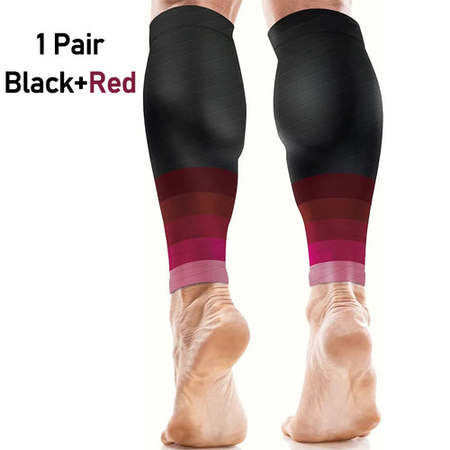 1Pair Calf Support Compression Sleeves for Women Men Running 20-30mmHg