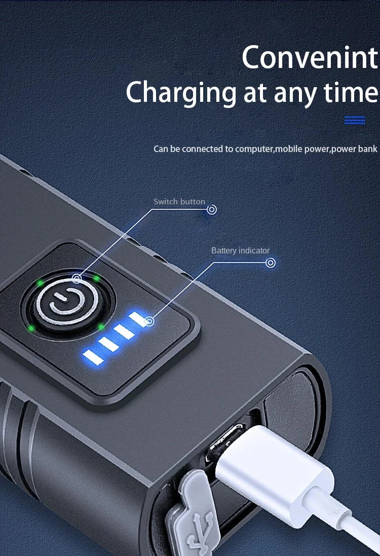 Rechargeable Bike Front Lights Bicycle Taillight MTB Road Bike Light