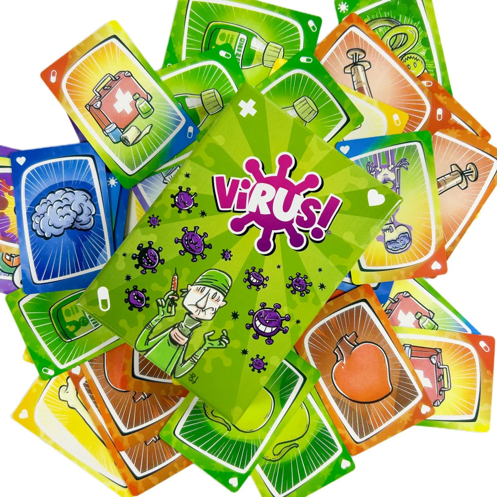 Virus 1 2 3 Board Game Halloween The Contagiously Fun Card Game