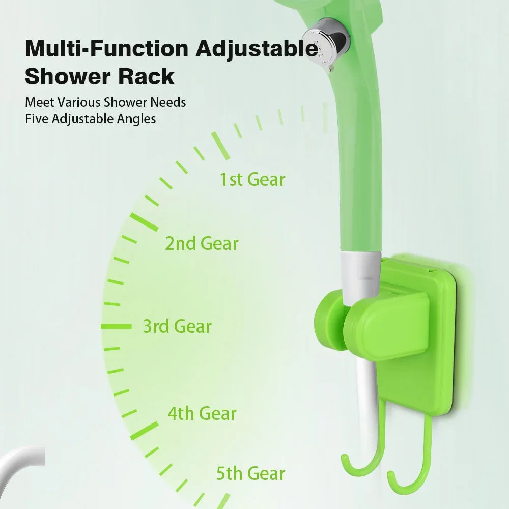Camping Shower Pump RV Outdoor Shower Kit Camp Shower w/Full Screen