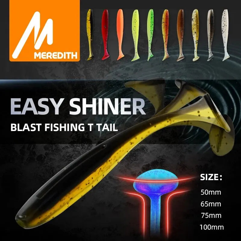 MEREDITH Easy Shiner Fishing Lures 50mm 65mm 75mm 100mm Wobblers Carp