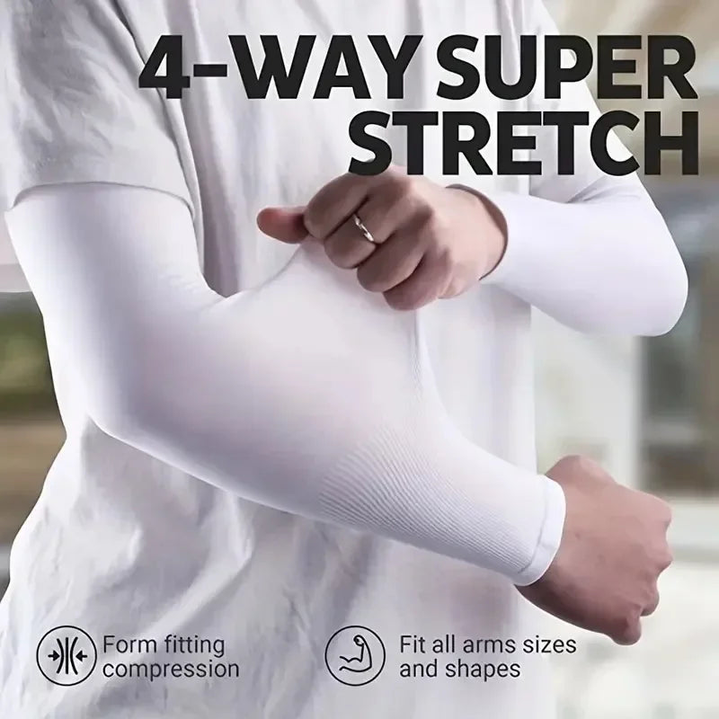 3 Pair of Breathable Sun Protection Sleeves - Breathable & UV