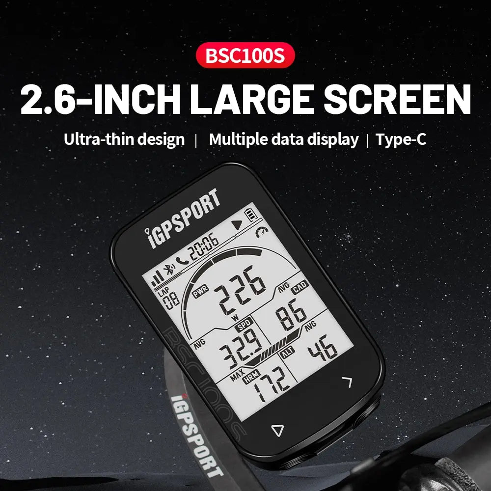 GPS Bike Computer IGPSPORT BSC100S Cycle Wireless Speedometer Bicycle