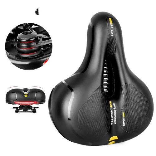 Hollow Breathable Bicycle Saddle Men Women MTB Road Bike Saddle Shock