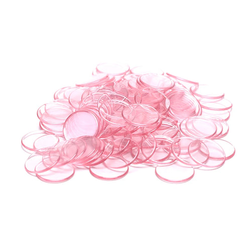 100pcs 19mm Poker Chips Count Bingo Chips Bingo Game Cards Plastic for