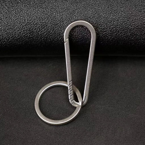 1PCS Multifunctional Titanium Alloy Metal Keychain Quick Release