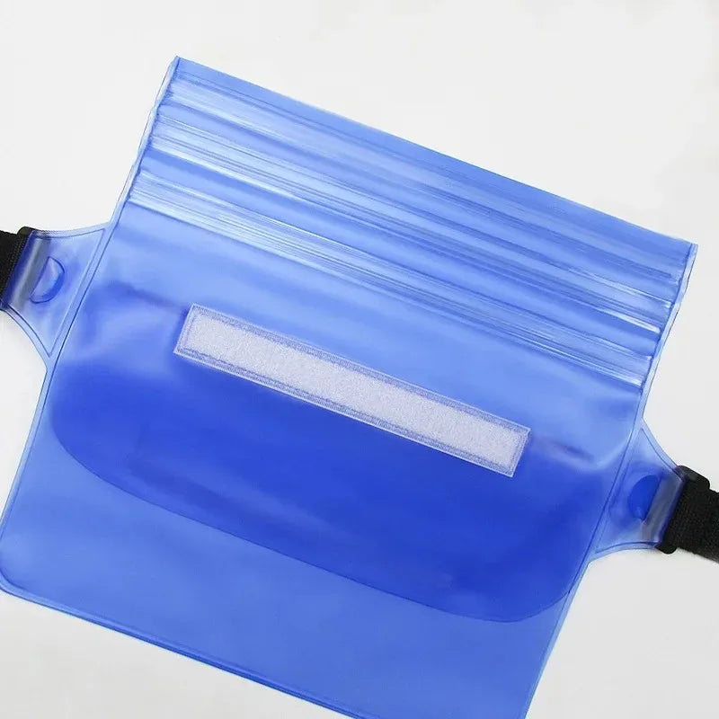 3 Layers High Waterproof Sealing Swimming Bag Large Size Transparent