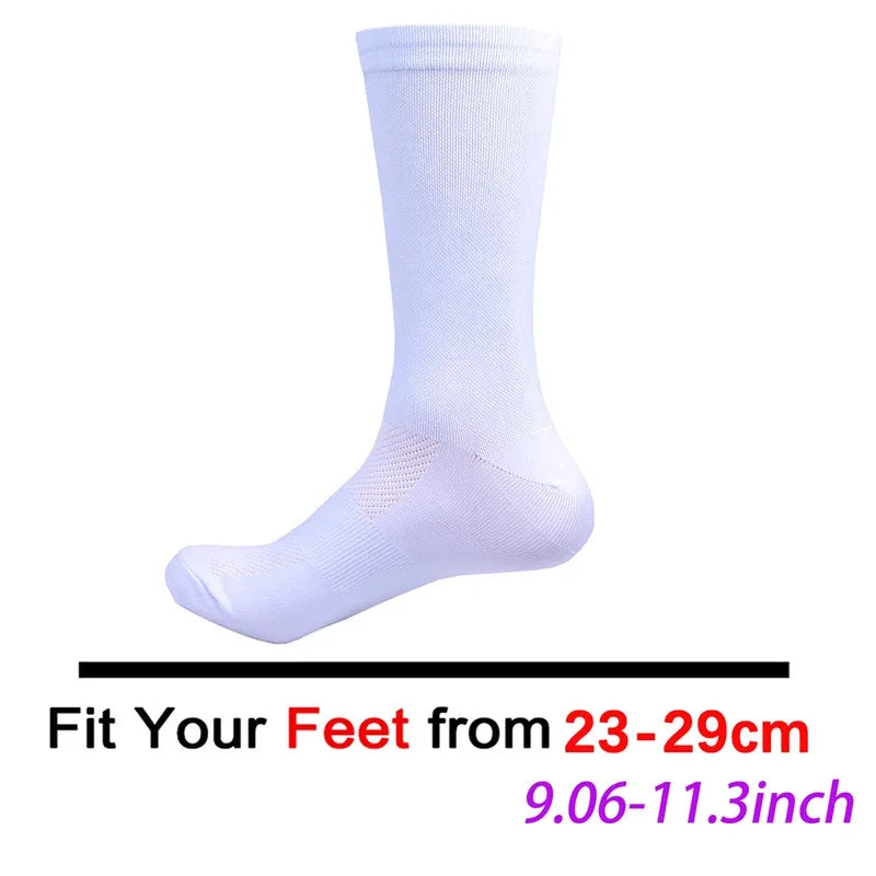 NEW 2025 Cycling Socks Men Women UAE Team Breathable Quick Dry Outdoor