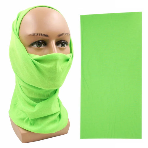 Outdoor Magic Bandana Solid Neon Color Cycling Hiking Scarves Headband