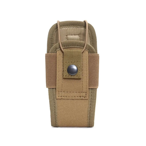 Tactical Walkie Talkie Pouch 600D Oxford Khaki Molle Radio Pouch