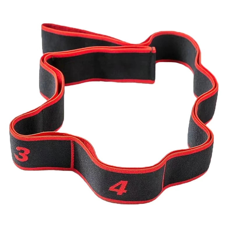4*90cm Yoga Elastic Stretch Belt Fitness Resistance Band Exercise Pull