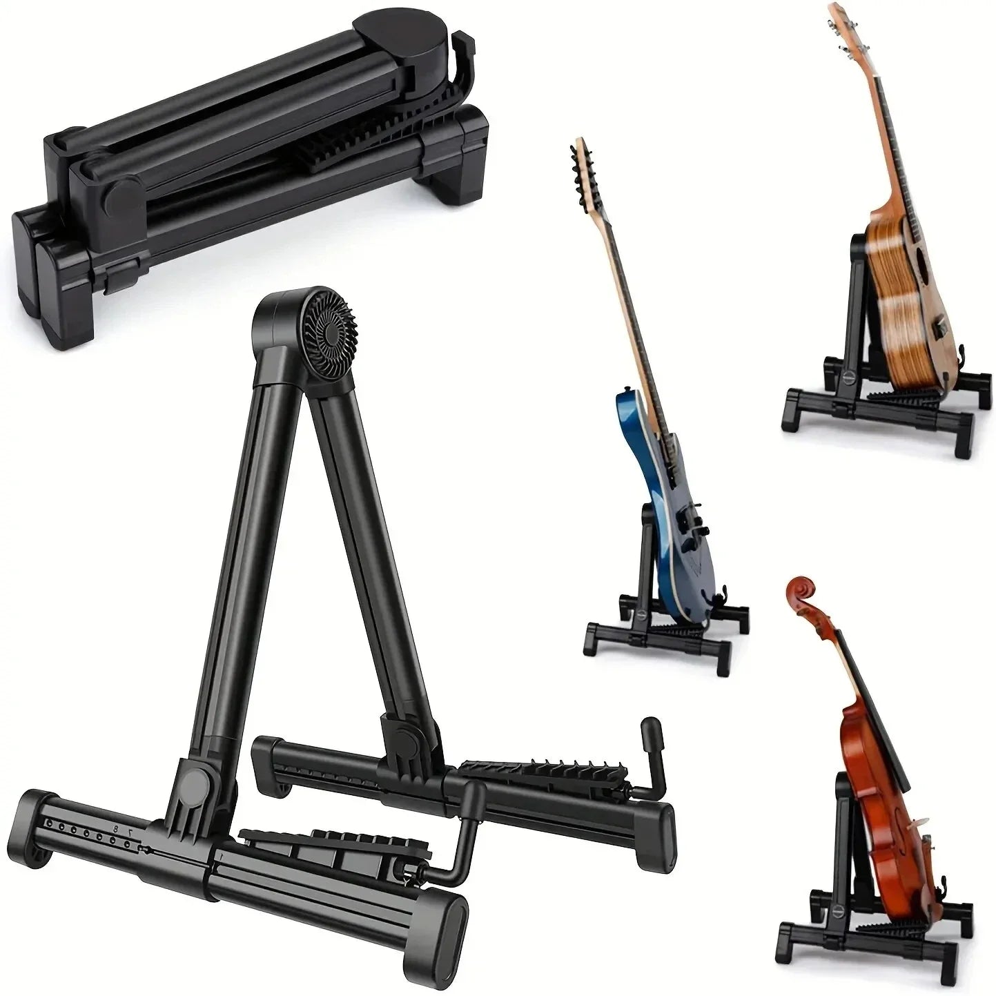 Miwayer Guitar Stand Folding A Frame Floor Universal ABS for Acoustic