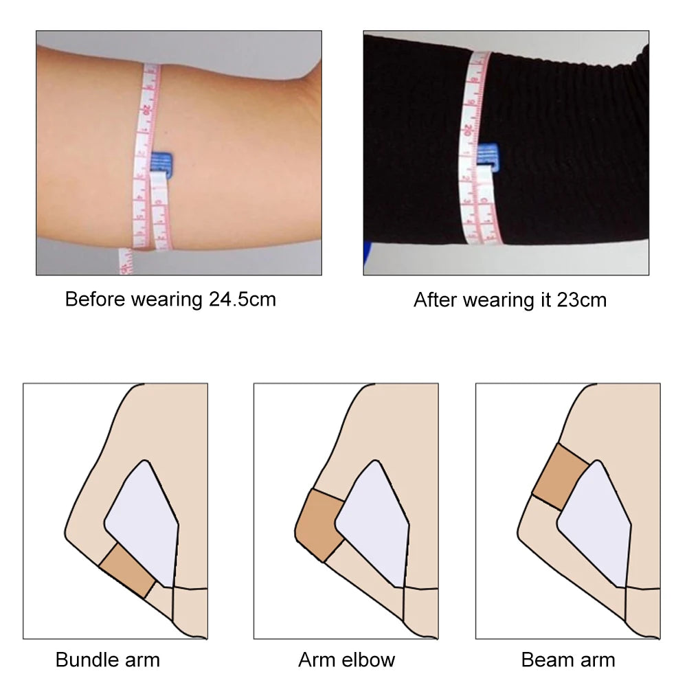 1Pair Arm sSlimming Shaper Compression Wrap Sleeve Helps Lose Arms