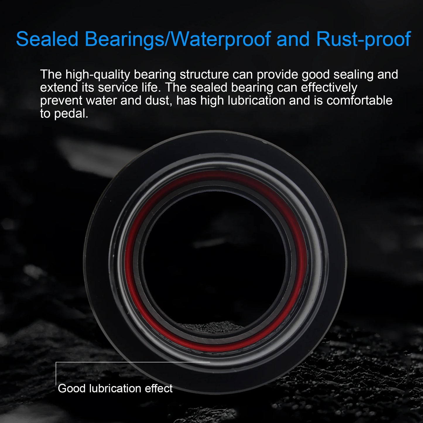 RIRO Bicycle Ceramic Bottom Bracket BB68/BB92 68/73MM Threaded BB MTB