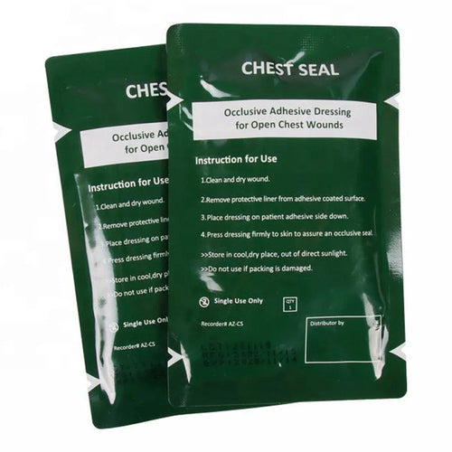 Vent Chest Seal Life-Saving Wound Care for Emergency or Tactical