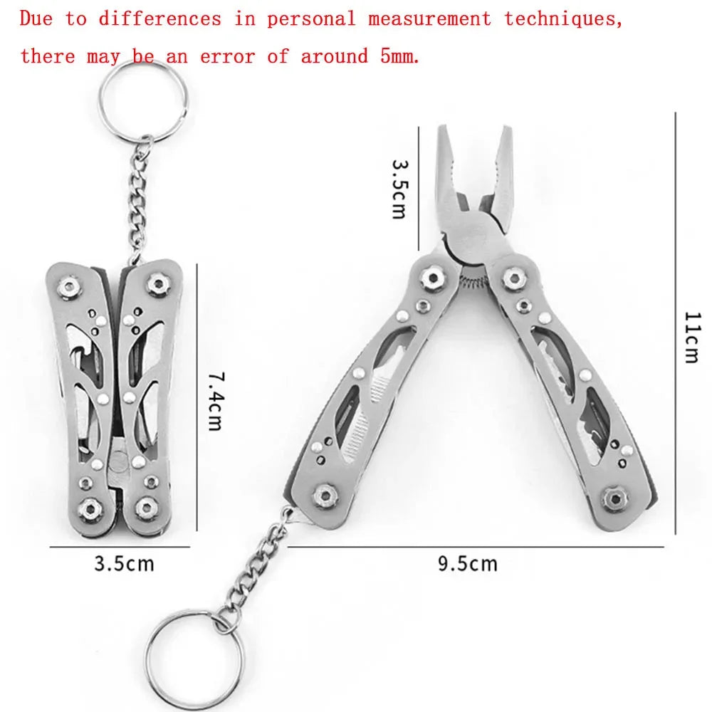 Folding Multi-tool Pocket Knife Pliers Mini Portable Fold Outdoor