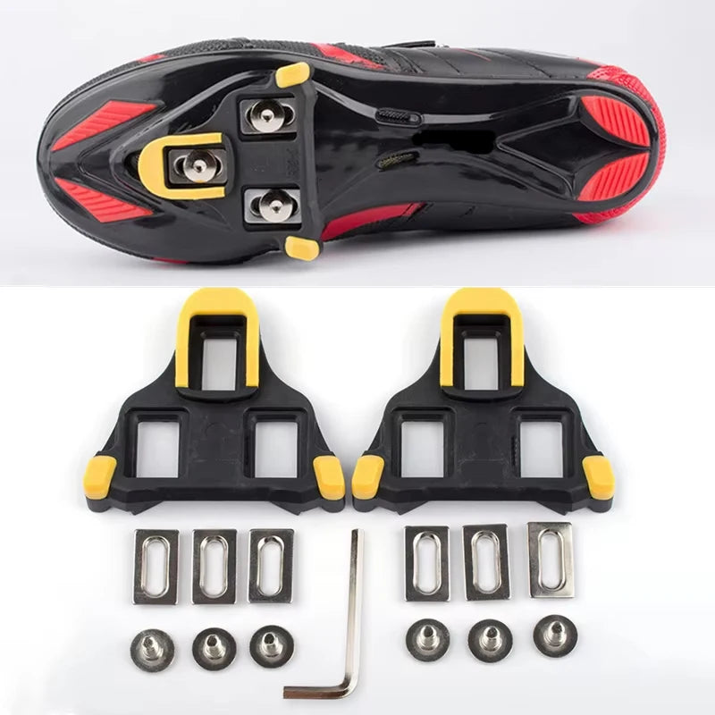 Road Bike Pedal Cleat Mountain Bicycle Shoes Cleats Self-locking Plate