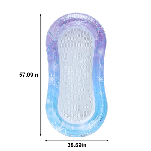 Rooxin Inflatable Floats Bed Swim Ring Tube Water Leisure Bed Swim Air