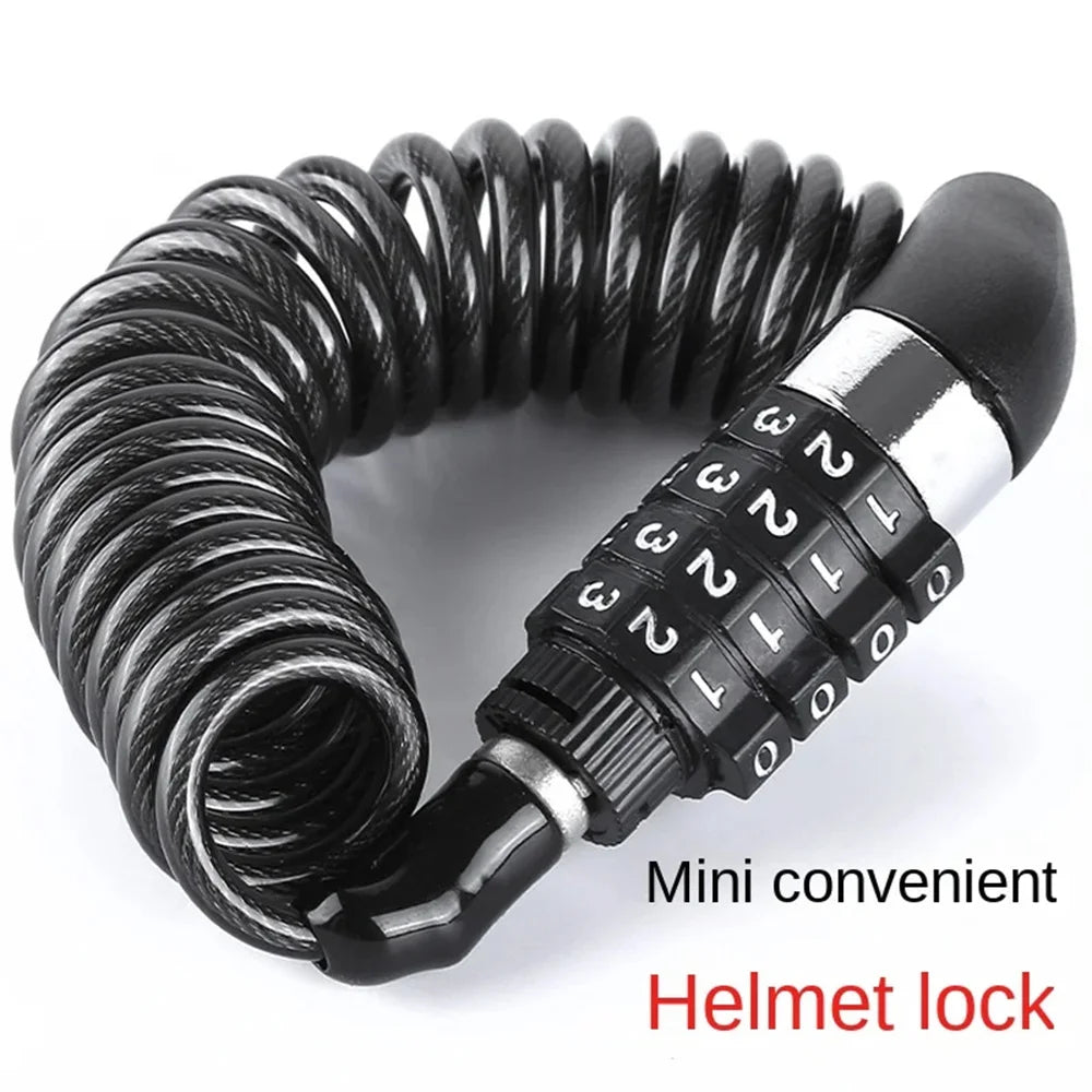 Bicycle Lock Steel Wire Chain Lock Mountain Bike Motorcycle Anti-theft