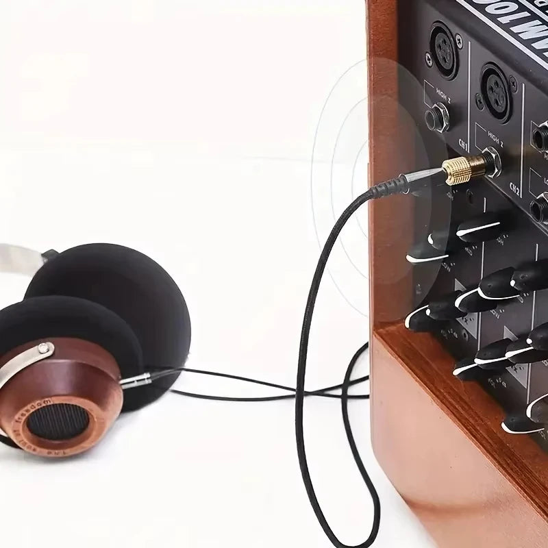 2-Pack 6.5mm to 3.5mm and 3.5mm to 6.5mm Audio Adapter Set 1/4-inch to