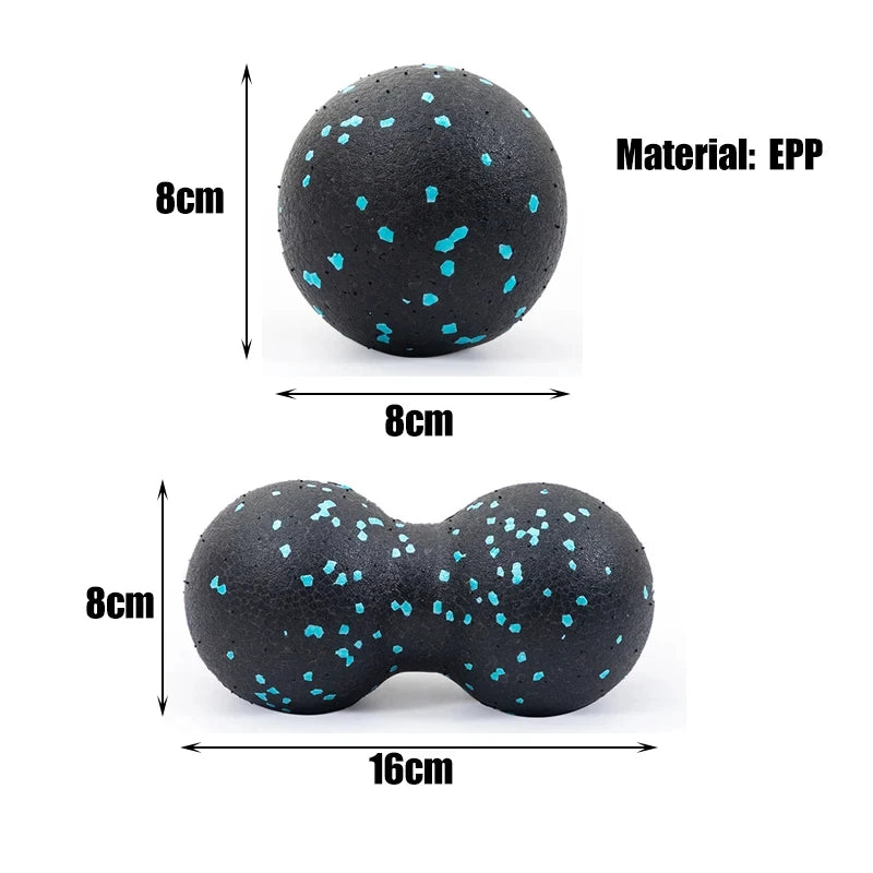 Yoga Peanut Balls Body Massage Fascia Ball Suit Foam Block High