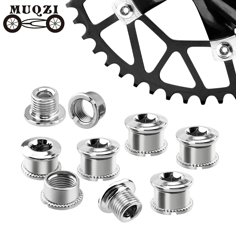 MUQZI 5 Pair Chainring Bolts Bike Single Double Three Disc Chainring