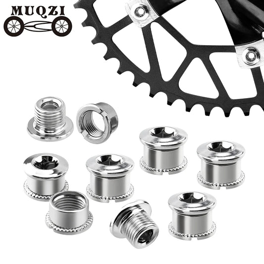 MUQZI 5 Pair Chainring Bolts Bike Single Double Three Disc Chainring