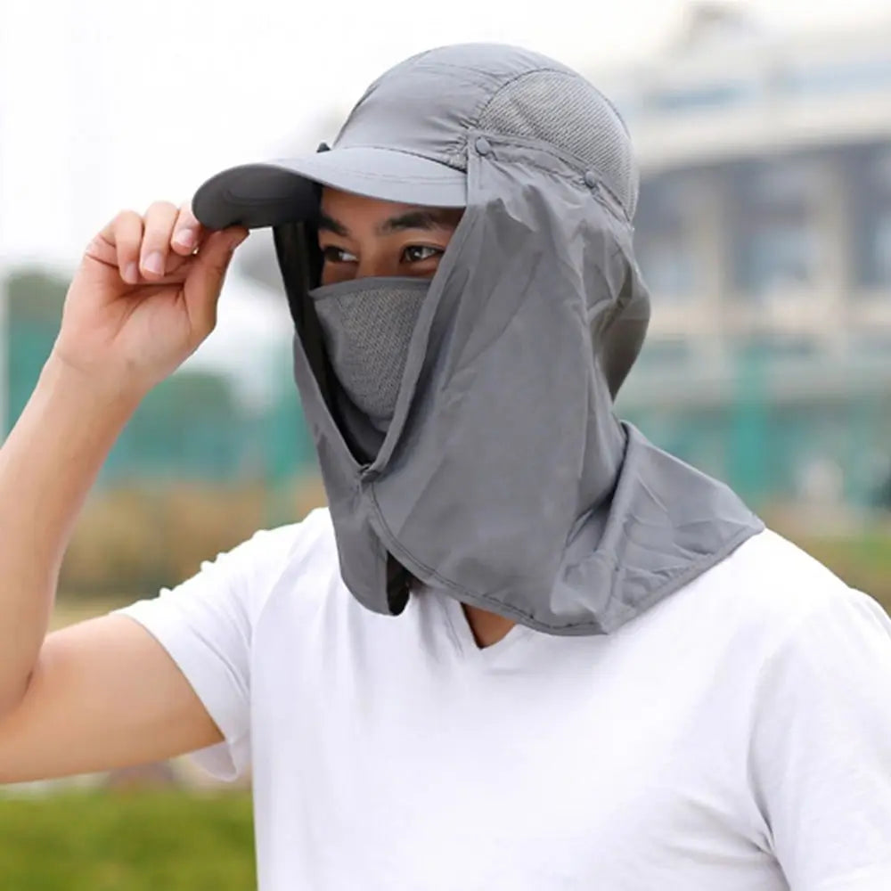 Summer Fishing Sun Hat Baseball Cap Outdoor Neck Face UV Sun