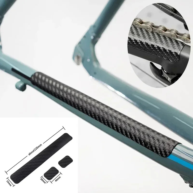 Bicycle Chain Protector Black Cycling Frame Chain Stay Posted