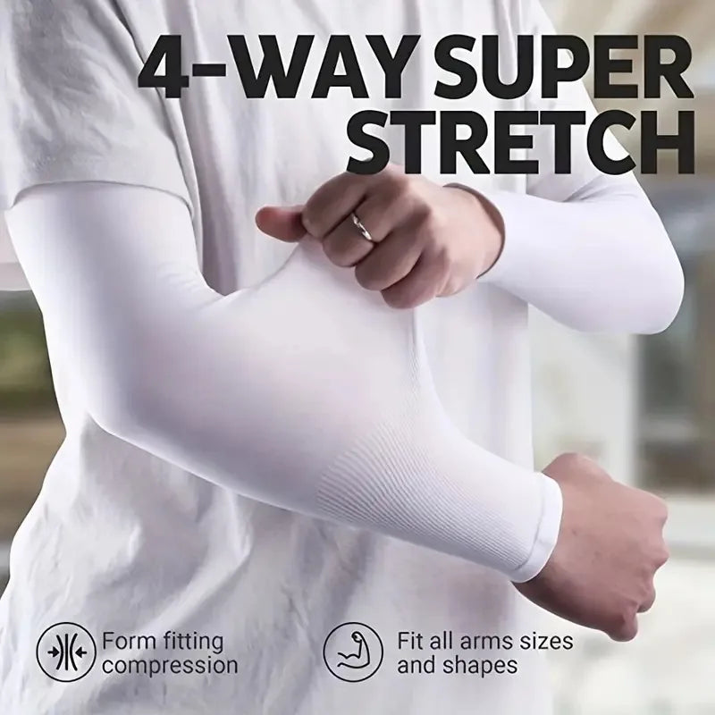 3 Pair of Breathable Sun Protection Sleeves - Breathable & UV