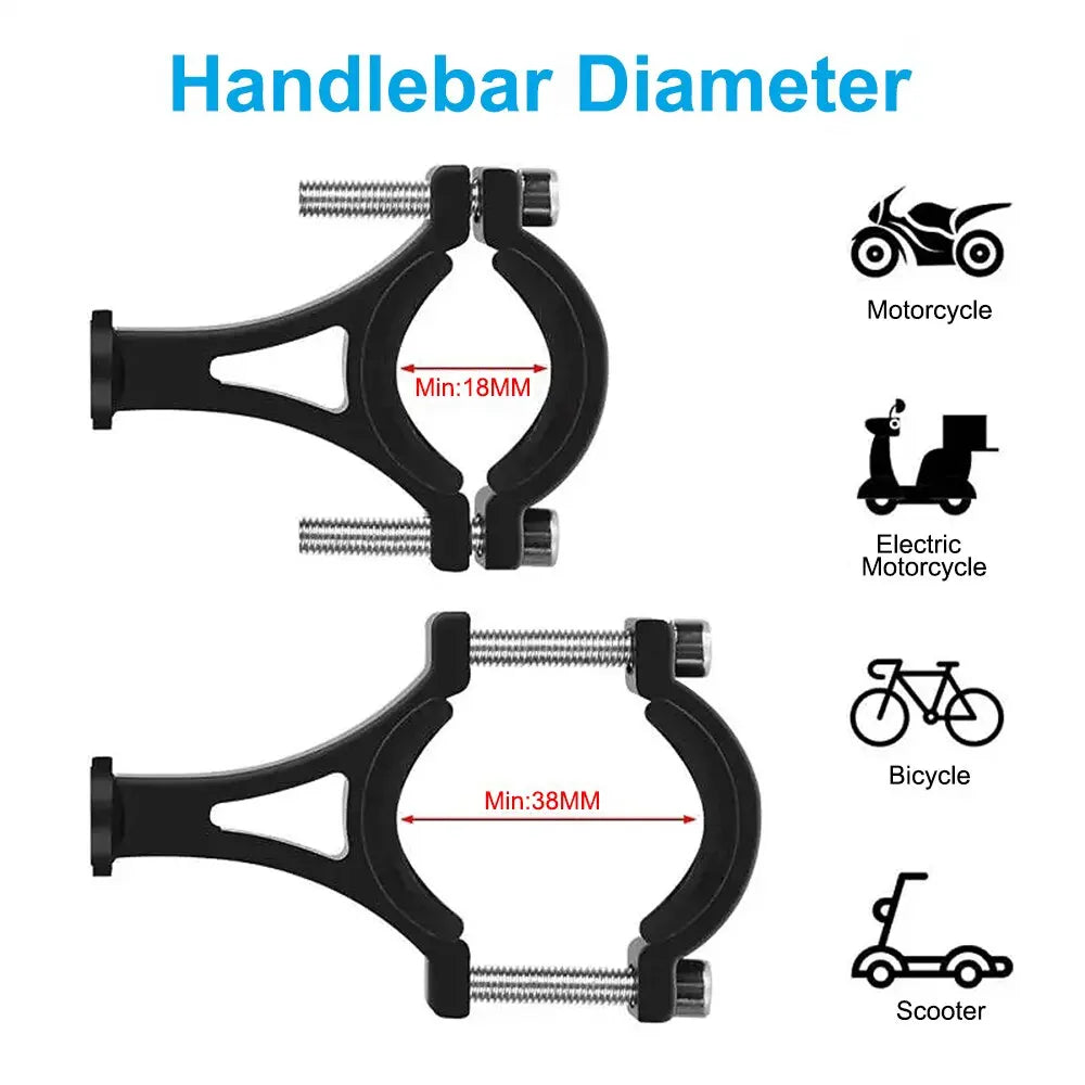 Aluminum Alloy Bike Phone Holder  Anti-slip Bracket Metal Motorcycle