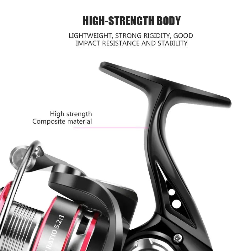 Huidiao Fishing Reel 1000-7000 Spinning Reel Stainless Steel Bearing
