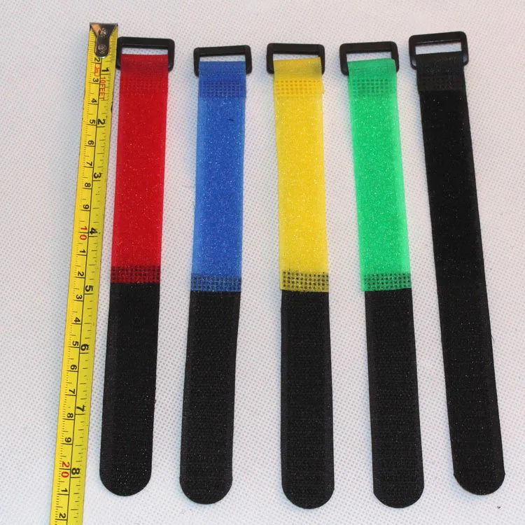 10pcs/set Reusable Fishing Rod Tie Holder Strap Suspenders Fastener
