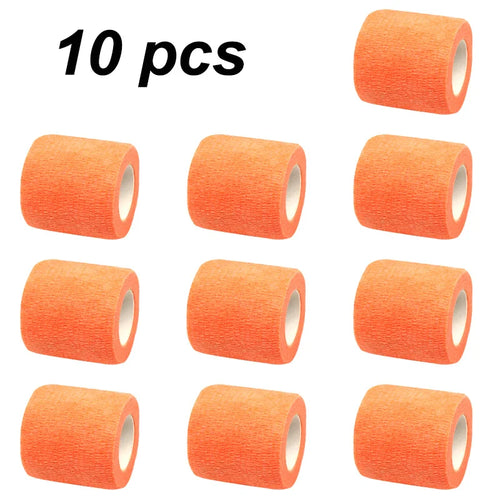 10 pcs Colorful Sports Self Adhesive Elastic Bandage Wrap Tape For